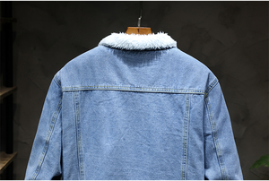 Veste en jean OEM Design entièrement personnalisée Impression numérique personnalisée Veste en jean numérique pour hommes - Product Image 3