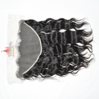 Extensiones de Cabello Humano Remy Frontal 13*6 Sin Procesar, Cabello Indio al por Mayor, 100% Virgen, Cutícula Alineada, Doble Trama a Máquina, Encaje Completo