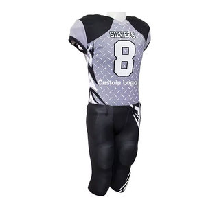 Conjuntos de uniformes de fútbol americano personalizables Diseño transpirable para uso deportivo personalizado Tamaño XL Precio de fábrica - Product Image 3