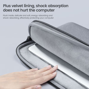 Mallette verticale grise pour ordinateur portable 14-15 pouces Étuis et housses pour ordinateur portable Produit - Product Image 6