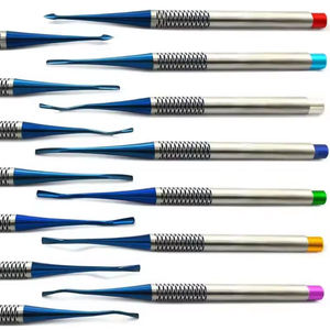 Top Design Chirurgical 7 Pièces Dentaire Luxating Pdl Ascenseurs Instruments Ensembles Avec Titane Couleur Fabriqué Au Pakistan - Product Image 1