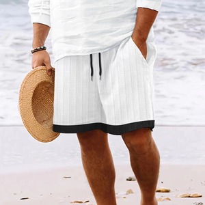 New Men's Sports Shorts Fast Slow Run Breathable Quick-Dry Mesh Waterproof <b>Elastic</b> Waist Gym Fitness Solid Color Casual - Product Image 3