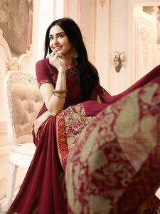 Hấp Dẫn Nhất Cái Nhìn Lễ Hội Mặc Georgette In <span class=keywords><strong>Saree</strong></span> Áo Mảnh Phụ Nữ Ấn Độ Của Mặc Chất Lượng Cao Giá Tốt Nhất Bán Buôn - Product Image 4