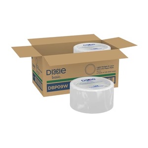 จานกระดาษน้ำหนักเบา Dixie Basic ขนาด 8.5 นิ้ว สีขาว 125 ใบ/แพ็ค 4 แพ็ค/ลัง 500 ใบ (DBP09W) - Product Image 2
