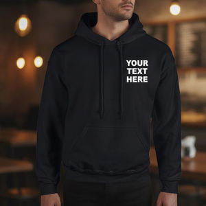 Sweat à capuche respirant 100% coton offrant un flux d'air confortable, une protection thermique, une flexibilité équilibrée, logo personnalisé - Product Image 4