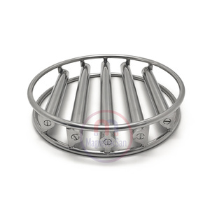 Séparateur magnétique à grille en néodyme de qualité N35 à 3 tiges |   Aimant industriel en acier inoxydable à haute intensité magnétique pour poudre et granulés - Product Image 1