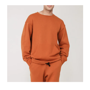 Sweat-shirt à capuche pour homme 100% coton, nouvelle mode 2021, pull personnalisé, sweat-shirt uni brodé, vêtements d'hiver écologiques - Product Image 5