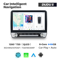 MEKEDE EU STOCK Autoradio Multimédia Android DUDU GPS Navigation Car-play Unité Principale 10.1 pouces Double Bouton Radio Voiture