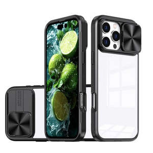 Étui hybride premium pour iPhone 16 Pro 6.3 avec protection de l'appareil photo Noir - Product Image 1