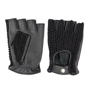 Gants de fauteuil roulant rembourrés en cuir pour l'entraînement musculaire, le cyclisme, la conduite, les gants de fauteuil roulant pour adultes rembourrés en cuir - Product Image 4