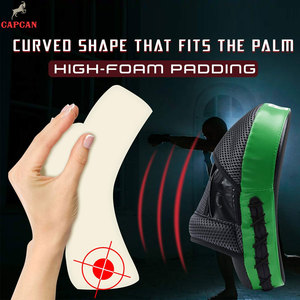 CAPCAN INTERNATIONAL High Quality Leather Boxing <b>Focus</b> <b>Pad</b> Hook Loop Closure Customizable Design for Adult Training Wholesale - Product Image 6