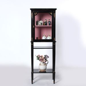 Armoire avec design vintage classique n ° 1340 pour salon en bois d'acajou pour la décoration de la maison et le rangement d'articles - Product Image 1