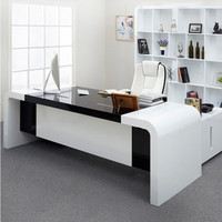 Mobilier de bureau design moderne petit bureau blanc à vendre