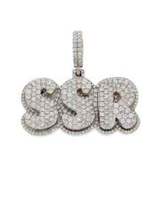 Ice Out VVS Moissanite or blanc diamant Hip Hop breloques bijoux pendentifs pour hommes en argent Sterling 925 - Product Image 4