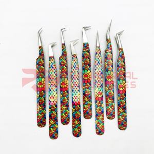 RMI Super qualité Top produit pince à cils 8 points ensemble pour pince à cils Silver Point et papier de conception personnalisé enduit - Product Image 4