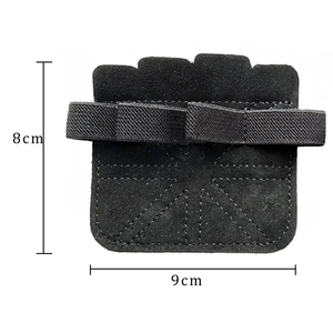 Guantes de levantamiento de pesas de cuatro dedos de piel de vaca 2025, antideslizantes, resistentes al desgaste, entrenamiento deportivo, protector de Palma, 1 par de mitones acrílicos - Product Image 6
