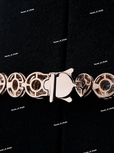 Collar de Tenis con Corte de Pera y Redondo, Estilo Iced Out, Joyería Brillante de Plata para Hombres y Mujeres - Product Image 3