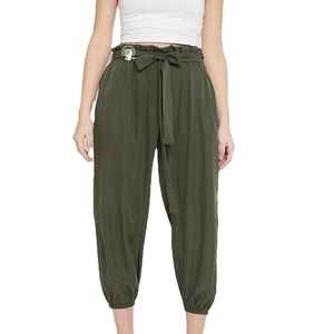 Premium femmes séchage rapide Fitness Joggers couleur unie conception pantalons de survêtement Logo personnalisé avant plat Style XL un ODM pour l'hiver - Product Image 1