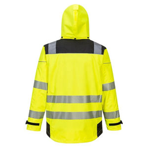 Hi Vis Construction Workwear <b>Jacket</b> for <b>Men</b> Winter Waterproof Security Clothing <b>Reflective</b> Safety Features Logo - Product Image 4
