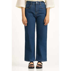 กางเกงยีนส์ทรงตรงเอวสูงแบบสกินนี่ลำลองผ้าเดนิมแบบคาร์โก้ ระบายอากาศได้ดี รุ่น WM-JNS-WS25-003 ไซส์ XL กางเกงขายาวพิมพ์ลาย - Product Image 5