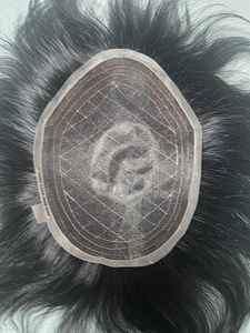 Prothèse capillaire en cheveux naturels indiens Remy, mono-soudée, entièrement en dentelle, ondulée, Taz Hair BD Bangladesh - Product Image 2