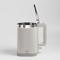 Bouilloire électrique en acier inoxydable de 1 litre pour hôtel, vente en gros d'usine, chauffe-eau de voyage, petit samovar du Guangdong