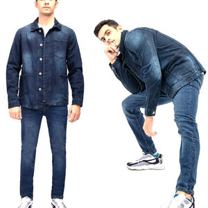 Top moda hombres chaquetas nueva última venta caliente de lujo Casual clásico elasticidad Denim abrigo Jeans hombres chaqueta - Product Image 6