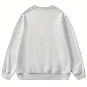 Sudadera 3D gris claro con diseño floral y tela suave, perfecta para ropa informal en capas, moda de Otoño/Invierno/verano - Product Image 2