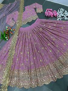 Diseñador nupcial Lehnga Choli para niñas Fiesta Vestidos de novia Precio bajo Lehenga Choli indio con Dupatta para mujeres - Product Image 5