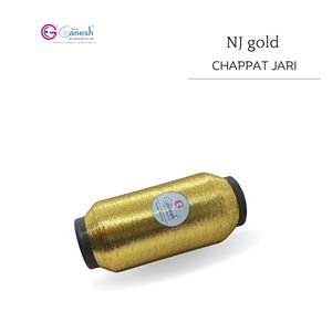 180D NJ Or Chappat Jari Métallique Flora Jari Fil à Broder Haute Ténacité Lurex Polyester pour Tricotage à la Main Couture Tissage - Product Image 2