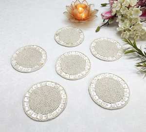 Mosaïque de coquille faite à la main de collection de caboteur de nacre avec l'élégance moderne - Product Image 3