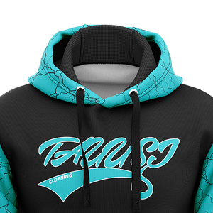 เสื้อฮู้ดขนแกะปักลายโลโก้ออกแบบได้ตามที่ต้องการสำหรับทุกเพศเสื้อฮู้ดทรงโอเวอร์ไซส์สำหรับฤดูหนาวของผู้ชาย - Product Image 2