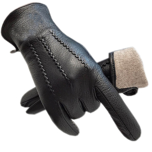 Hot Sale <b>Ladies</b> Winter Fashion <b>Leather</b> <b>Gloves</b> Warm Lined Fitness Dressing <b>Gloves</b> - Product Image 1
