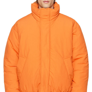 2025 OEM manches longues col montant cordon ourlet élastique doudoune hommes manteau bouffant détachable chapeau Bomber veste - Product Image 5