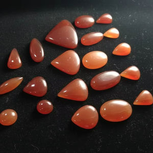 Bijoux pour femmes de haute qualité, dernières tendances en ligne, cabochon lisse en pierre précieuse naturelle de cornaline - Product Image 3