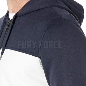 Nouveau style de sweats à capuche pour hommes du fabricant professionnel personnalisé en gros 100% coton décontracté fermeture éclair motif solide pour l'hiver - Product Image 4