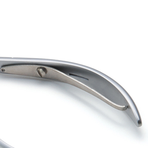 Surgical Grade Cuticle Nippers With 3 mm Tip Cuticle Trimmer German Steel Nail Clippers With <b>Plain</b> Handle With Single Spring - Product Image 6