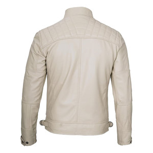 Veste en cuir grande taille pour homme, design noir, style plissé devant et derrière, veste en cuir pour homme de haute qualité, personnalisée, premium - Product Image 6