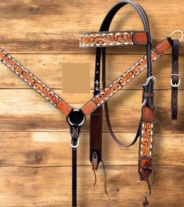 Nuevo Equipo de Equitación Ajustable, Brida para Caballo, Collar de Cuero Vacuno, Collarín, Accesorios Ecuestres - Product Image 1