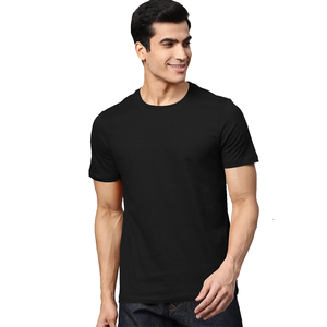 Derniers t-shirts pour hommes de haute qualité Nouveau design de mode Motif solide Bloc de couleur Col rond Manches courtes Poche Prix de gros - Product Image 1
