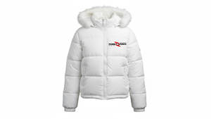Veste matelassée coupe-vent à capuche unisexe OEM de haute qualité personnalisée, légère et confortable pour l'hiver en extérieur - Product Image 6