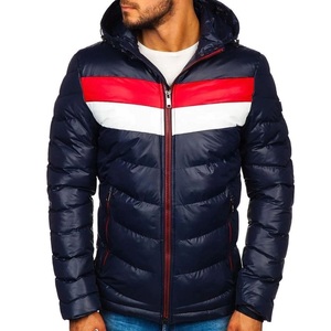 Nouveau design 2025 veste d'hiver pull à capuche veste rembourrée épaissie avec fermeture éclair épaissie Polyester hommes vestes de BD - Product Image 4