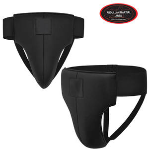 En color negro Pu cuero logotipo personalizado impresión nueva llegada producto adulto boxeo ingle guardia por ABDULLAH artes marciales - Product Image 6