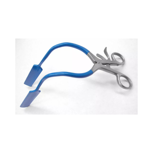 Retractor Vaginal lateral de alta calidad 9,12 "(24,1 cm) Acero inoxidable recubierto AZUL 1x3,12 Instrumento de ginecología certificado CE - Product Image 6