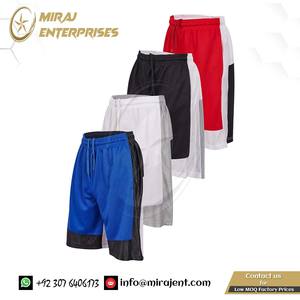 กางเกงขาสั้นบาสเก็ตบอลสำหรับผู้ชายระบายอากาศได้ดีมีกระเป๋ากางเกงออกกำลังกายเล่นกีฬา - Product Image 2