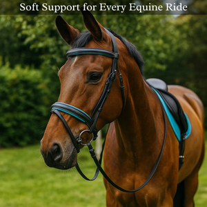 Brida de Cuero Ligera de Primera Calidad, Estilo Occidental / Banda para la Frente con Costuras Decorativas / Banda para la Nariz / Artículos de Equitación en Oferta 2026 - Product Image 2