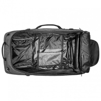Sac de voyage à roulettes convertible en nylon gris chiné durable, grande capacité, multifonctionnel, sac à dos à roulettes