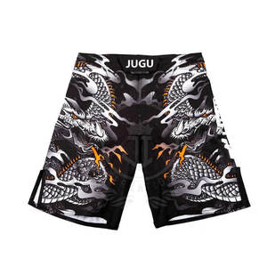 Pantalones Cortos de MMA de Alta Calidad, Transpirables y de Secado Rápido, de Spandex/Poliéster para Hombre Adulto - Los Más Vendidos para Entrenamiento y Artes Marciales - Product Image 1