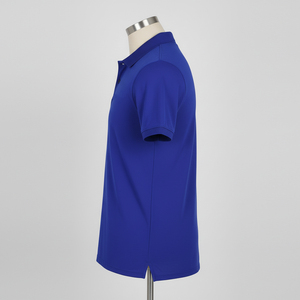 Chemise décontractée pour homme en coton et fibre de bambou, respirante, à manches courtes, séchage rapide, style golf, vente en gros - Product Image 3