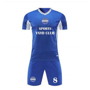 Maillots de football légers imprimés blancs en polyester respirant à 100 %, personnalisables avec logo d'équipe, extensibles et à séchage rapide – Offre Spéciale - Product Image 4